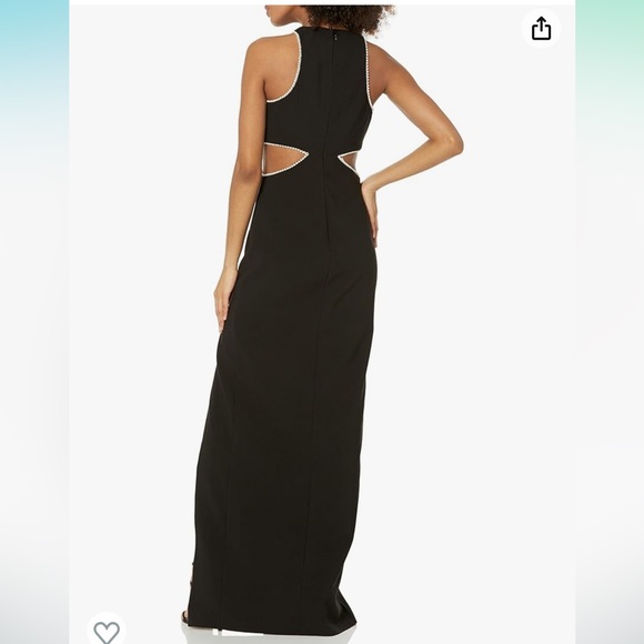 NWT - LIKELY Women's Decker Gown, Size 12, Black/Pearls. - Picture 2 of 2